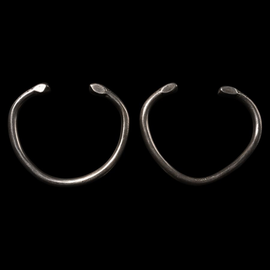 Parthian Silver Bracelet Pair