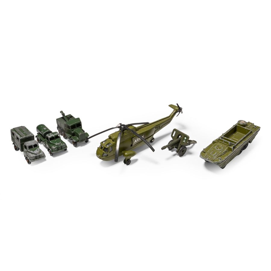 British and American Army Die Cast Toy Group