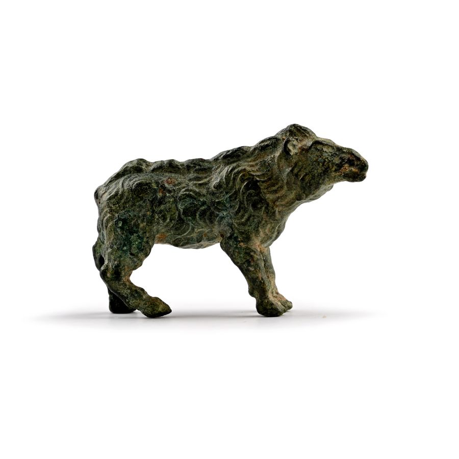 Roman Bronze Statuette of a Wild Boar