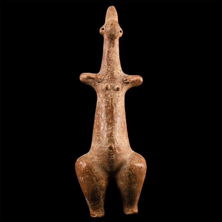 Amlash Style Terracotta Idol