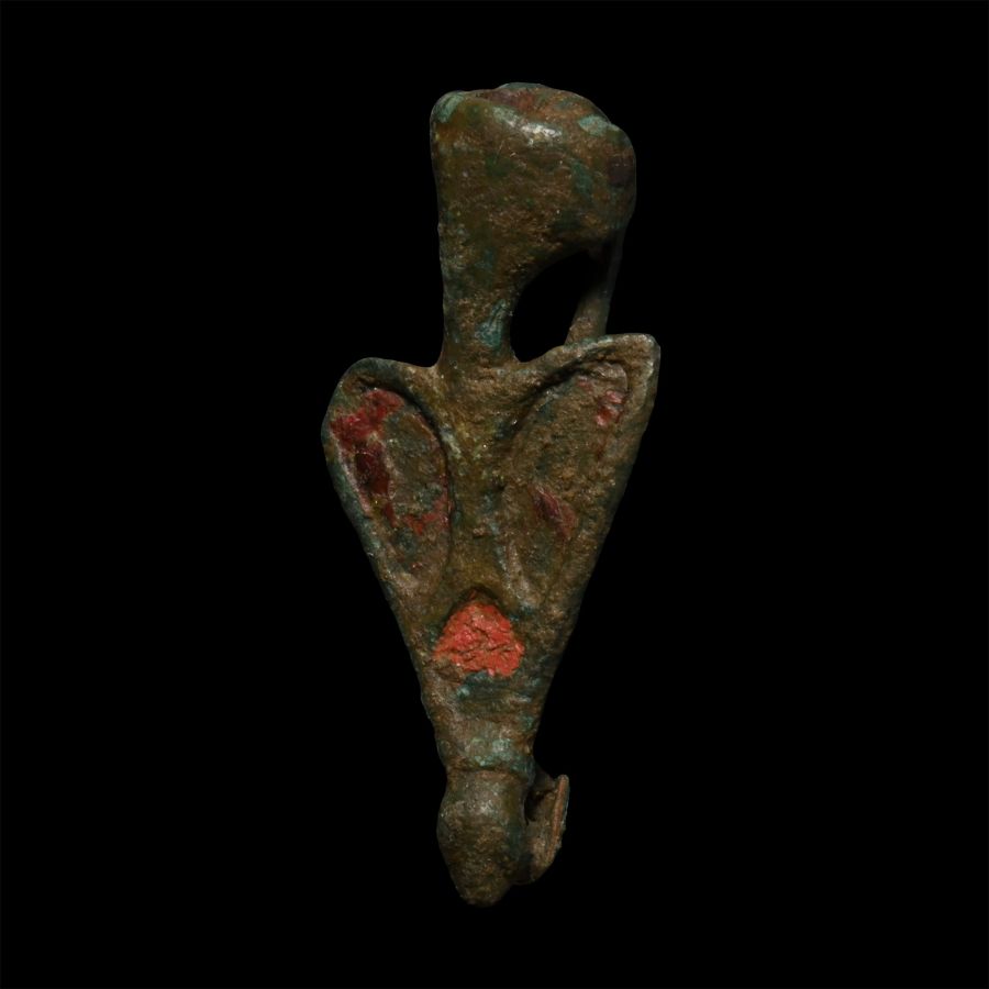 Romano-British Enamelled Bronze Fly Brooch