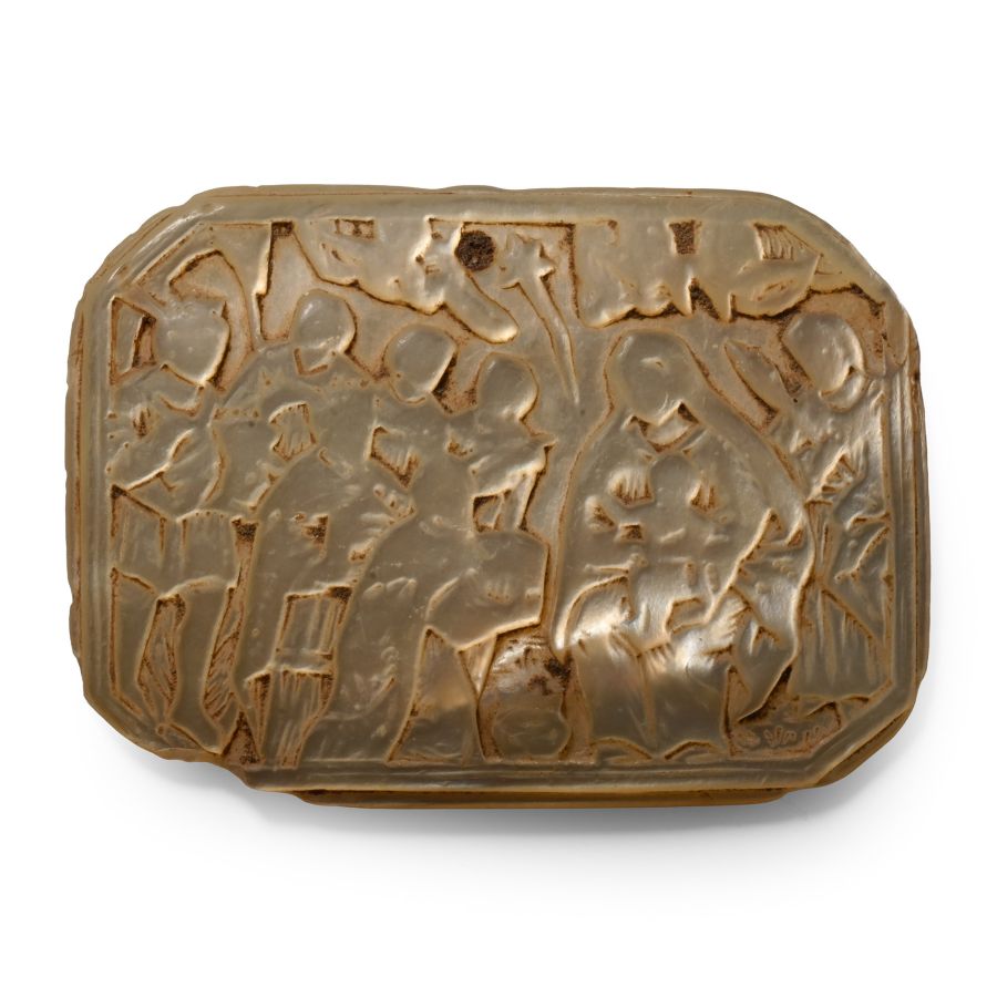 Post Byzantine Adoration of the Magi Shell Plaque