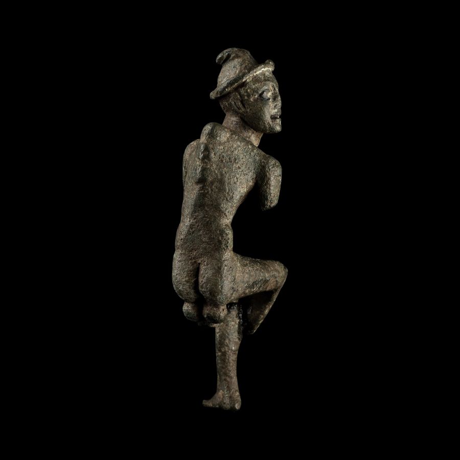 Roman Bronze Hunchback Grotesque Statuette