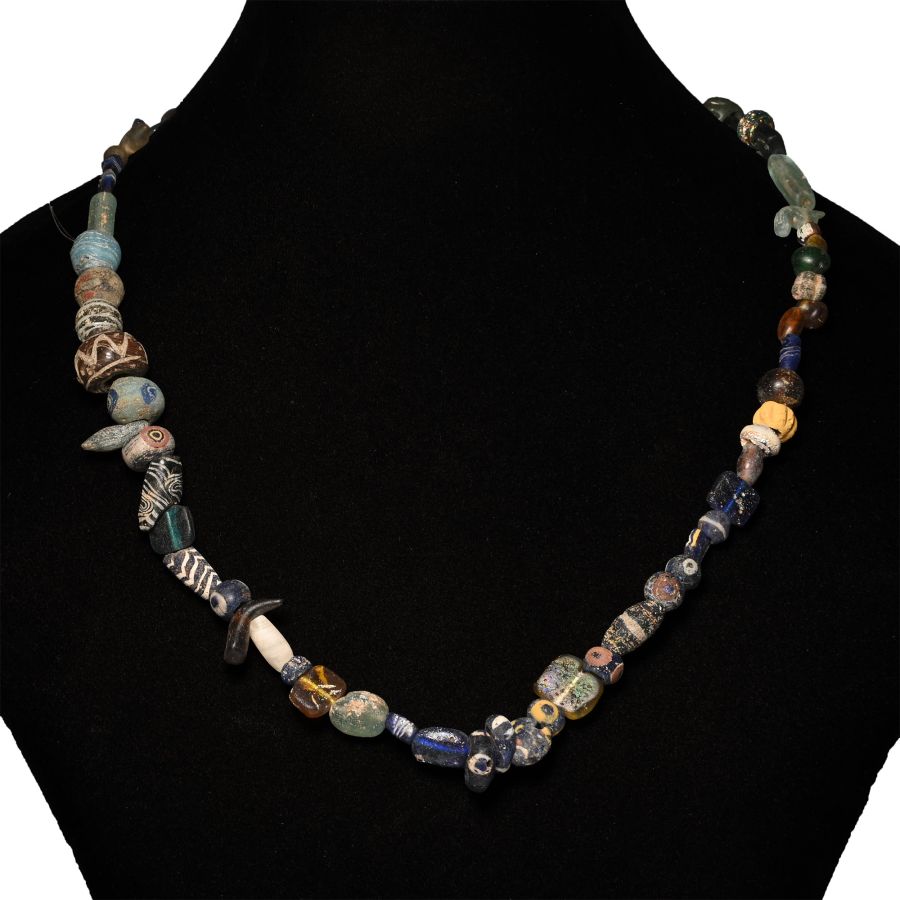 Roman and Earlier Glass Bead Necklace String