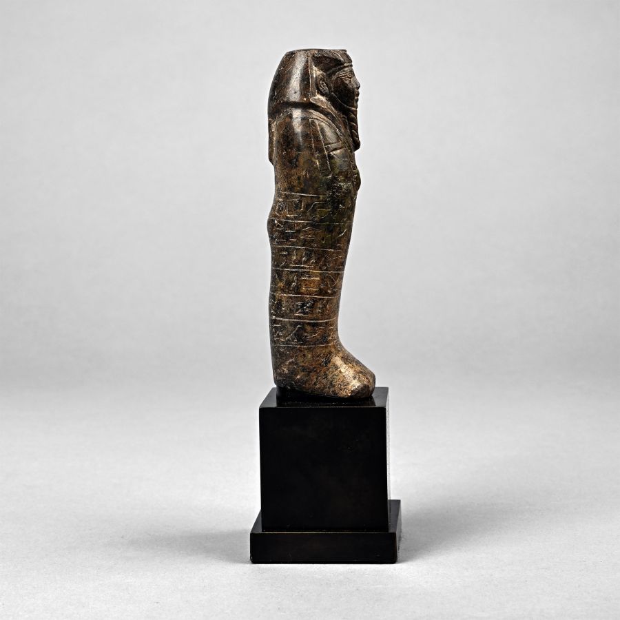 Egyptian Serpentine Shabti for King Senkamenisken