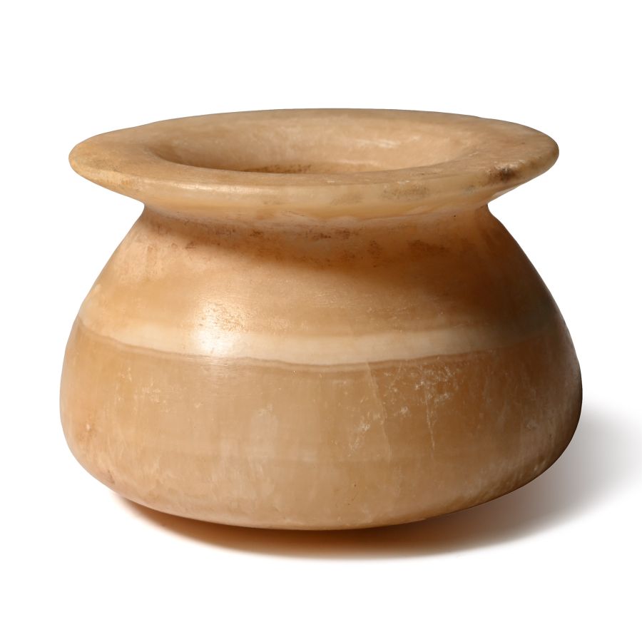Western Asiatic Alabaster Vessel