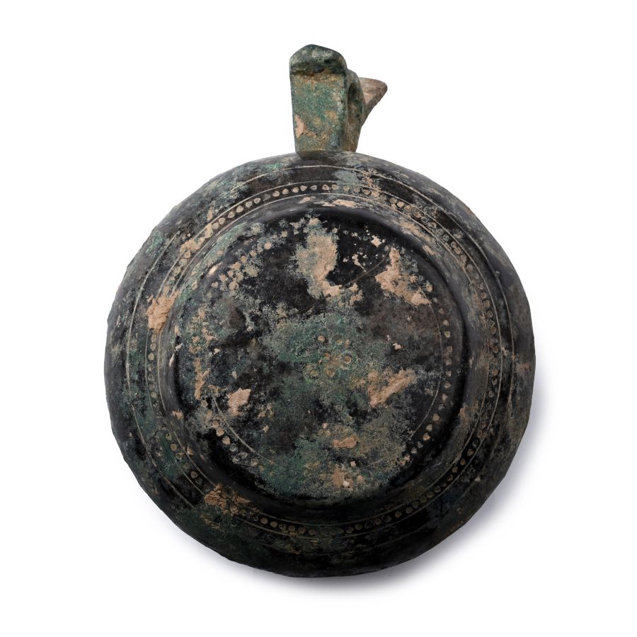 Western Asiatic Bronze Vessel with Animal Handle
