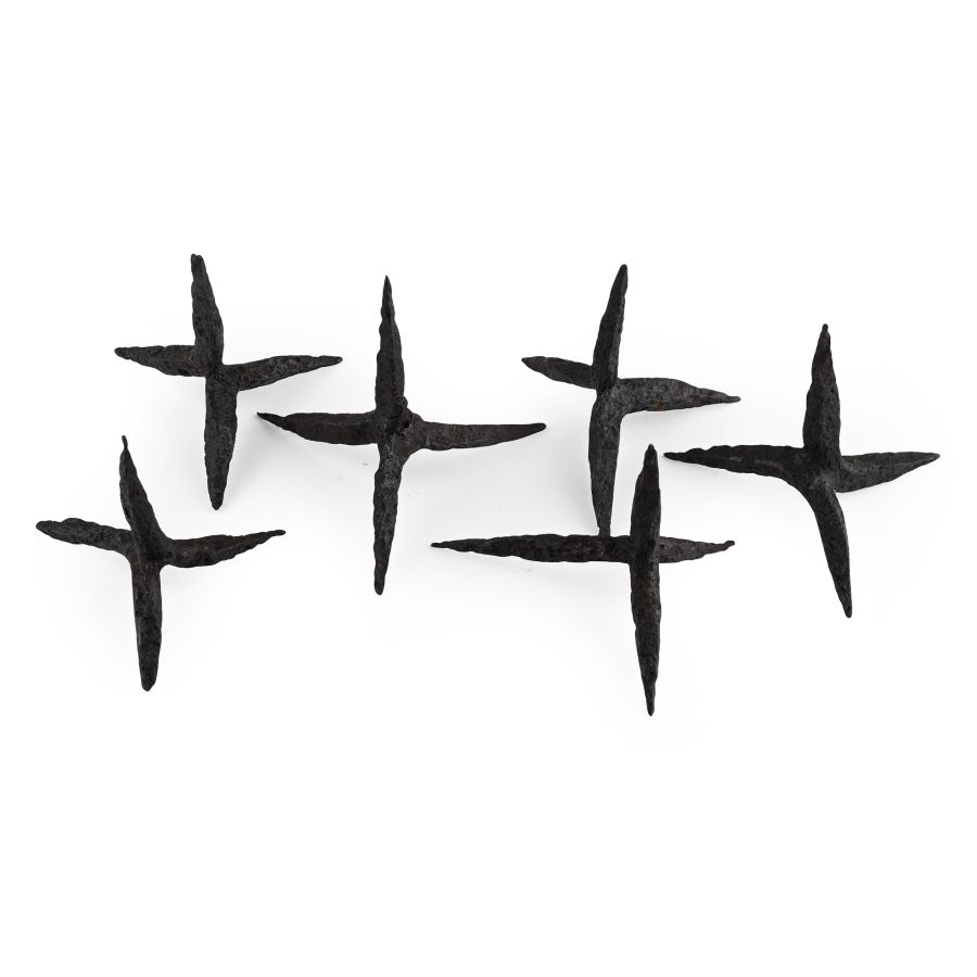 Roman Iron Anti-Cavalry Caltrop Group