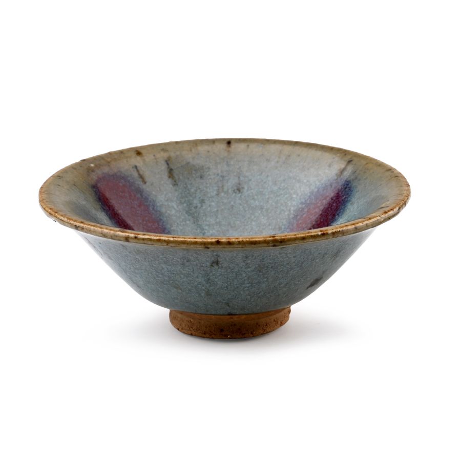 Chinese Purple-Splashed Ceramic Bowl