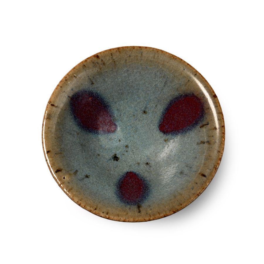 Chinese Purple-Splashed Ceramic Bowl