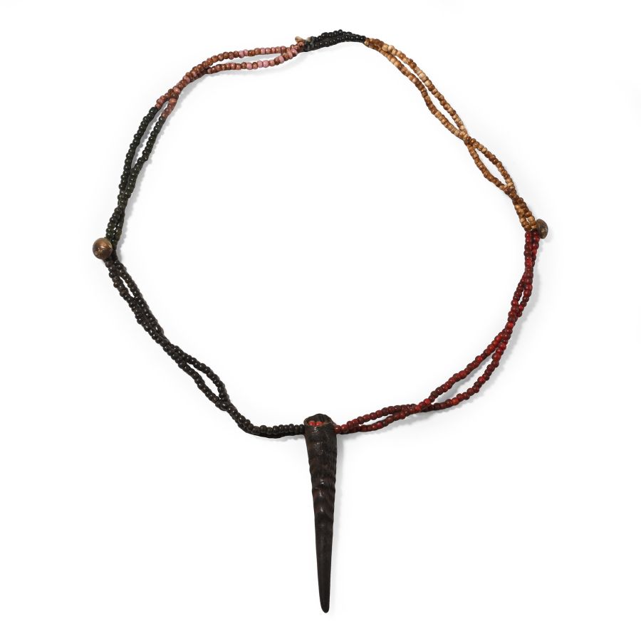 Zulu Woman's Snuff Box Necklace which Belonged to Mrs Ntombela