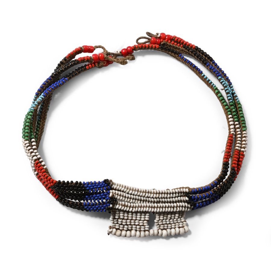 Zulu Girl's Glass Bead Necklace