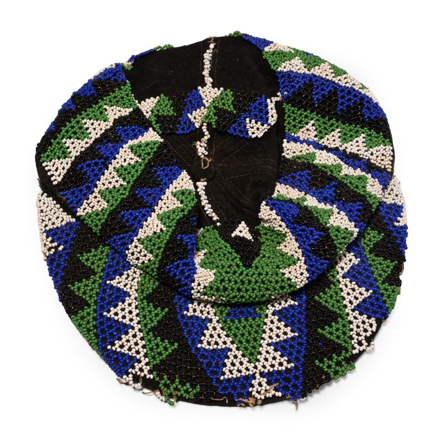 Zulu Man's Glass Bead Cap
