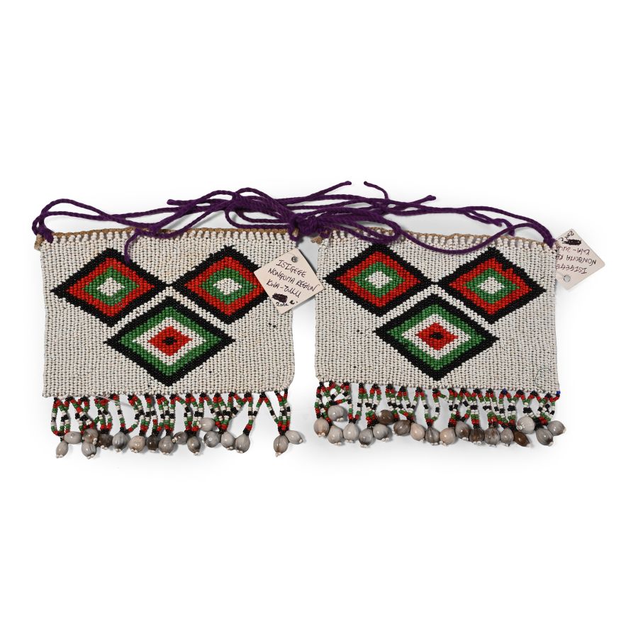 Zulu Woman's Glass Bead Panel Pair
