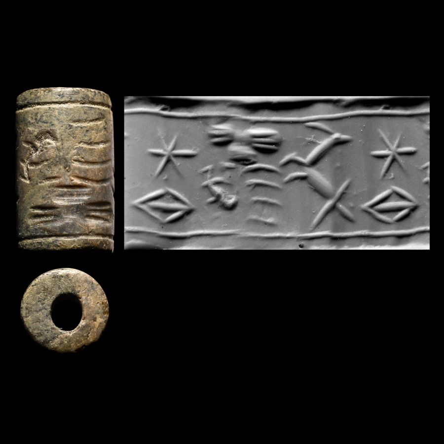 Syrian Steatite Cylinder Seal
