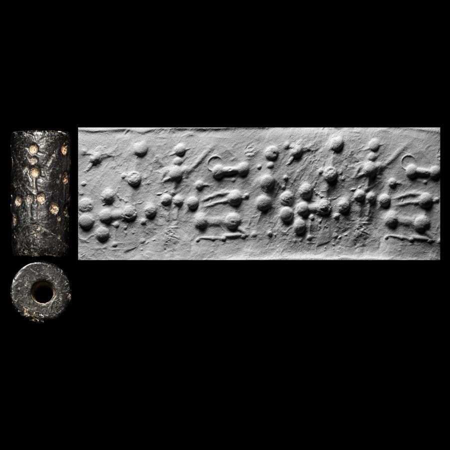 Neo-Assyrian Haematite Cylinder Seal