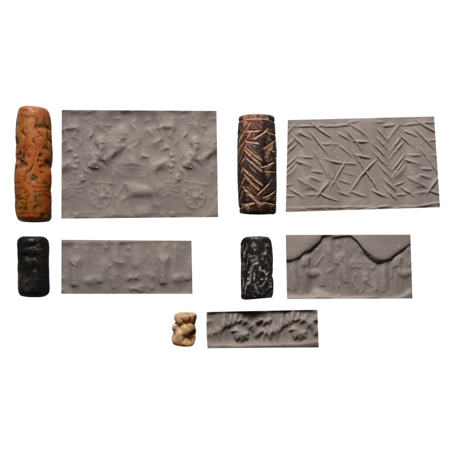 Western Asiatic Stone Cylinder Seal Group