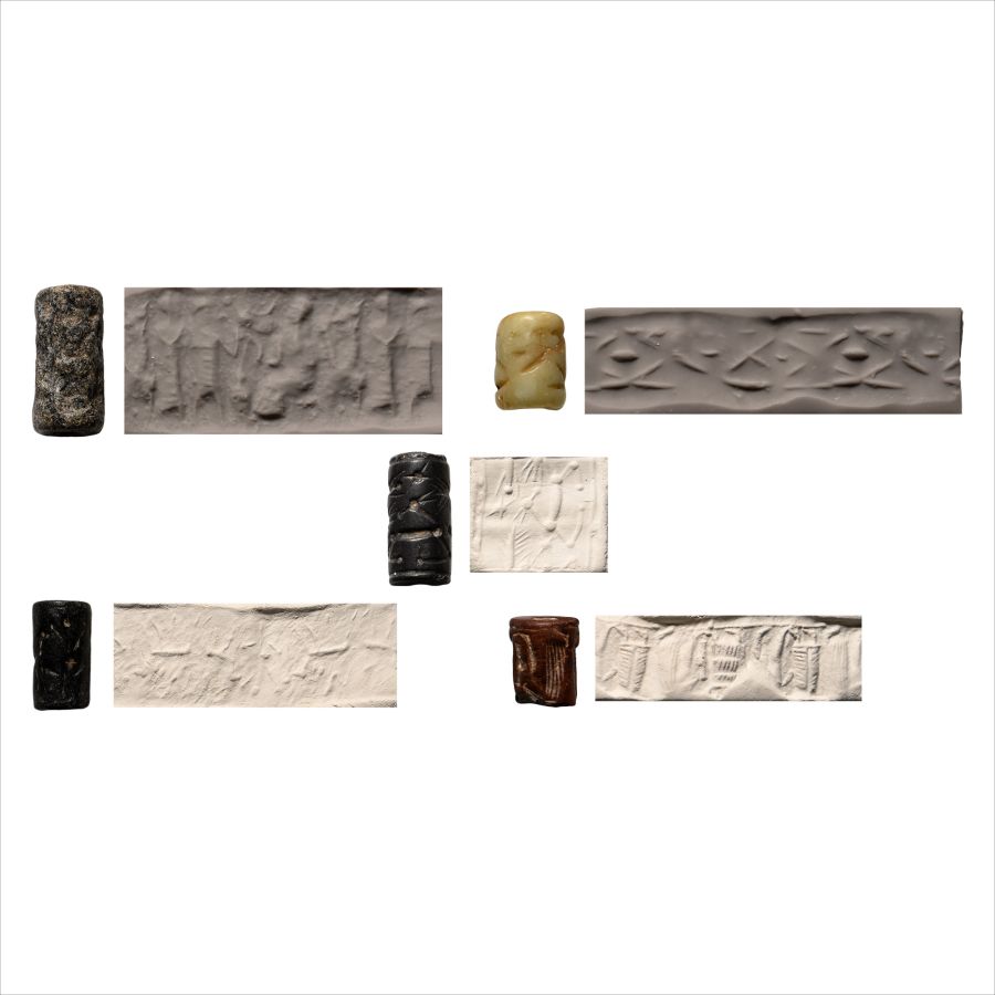 Western Asiatic Stone Cylinder Seal Group