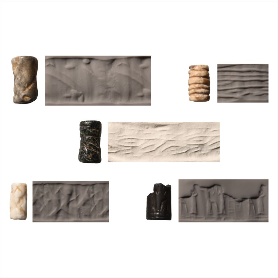 Western Asiatic Stone Cylinder Seal Group