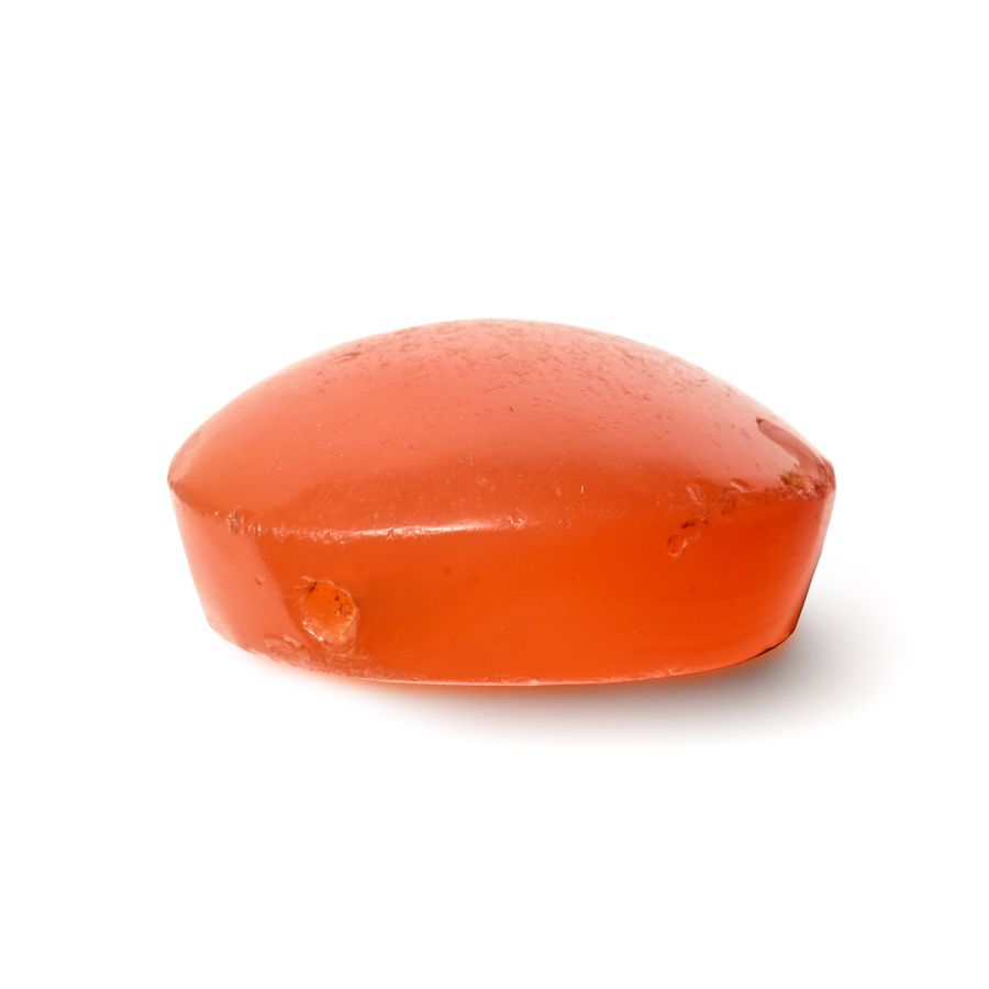 Eastern Greek Carnelian Scaraboid Gemstone with Nude Hero Holding Lions