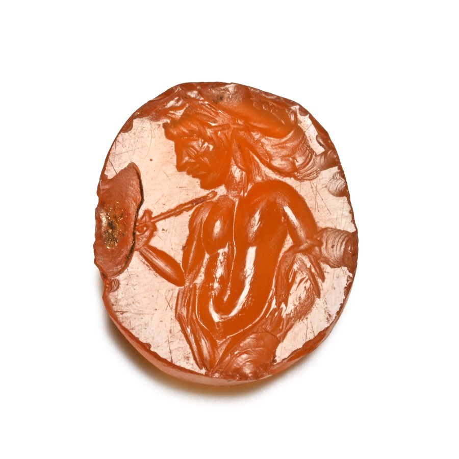 Roman Carnelian Gemstone with Dionysos
