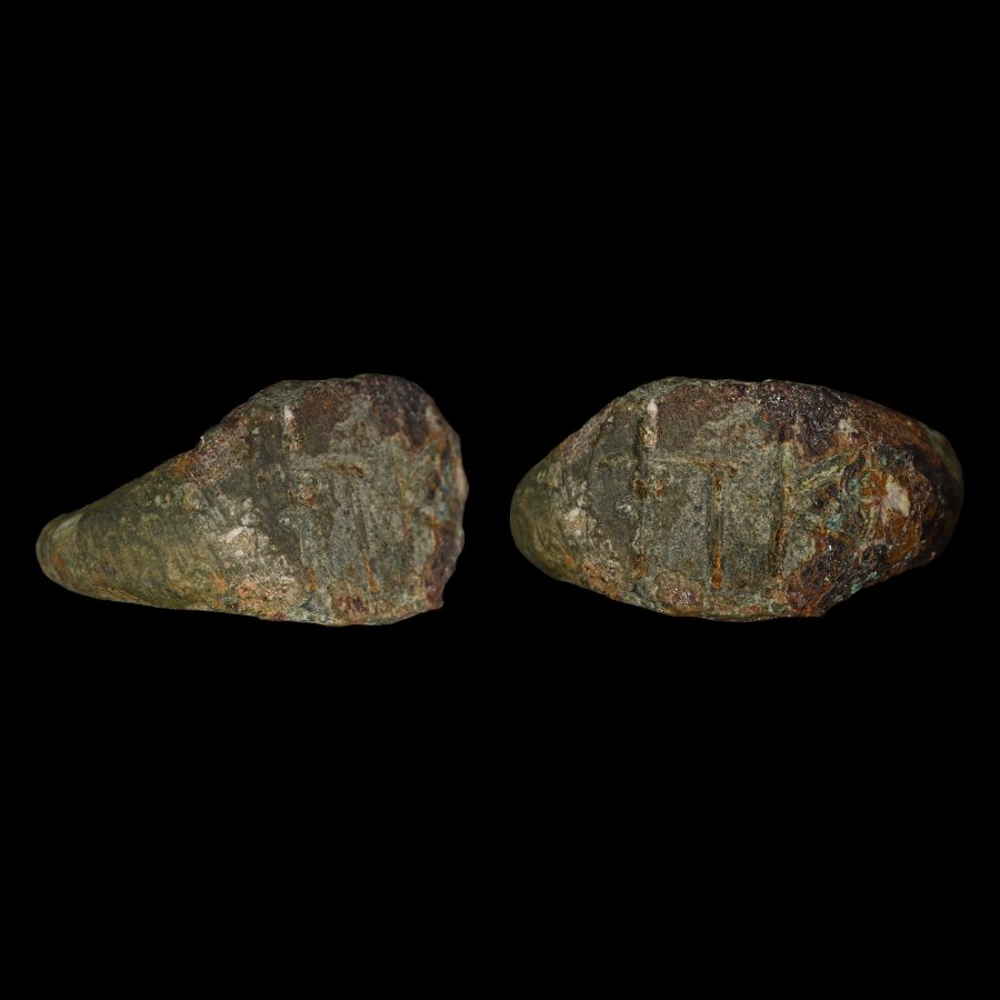 Graeco-Roman Bronze Ring with Inscription