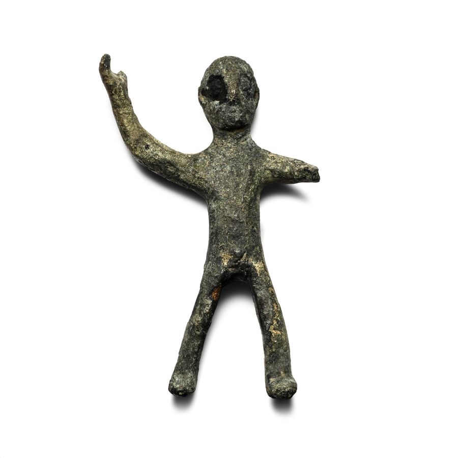 Romano-Celtic Bronze Statuette of a God on horseback