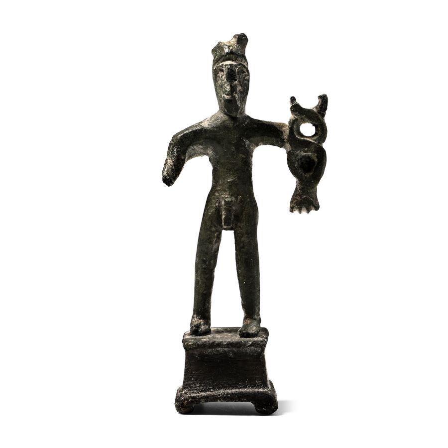 Romano-Celtic Bronze Statuette of the God Mercury