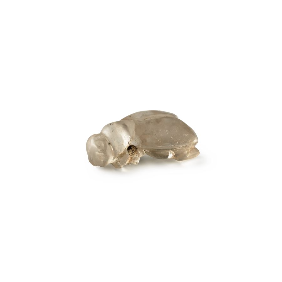 Egyptian Rock Crystal Locust Pendant