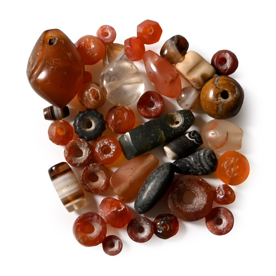 Roman Agate and Carnelian Bead and Pendant Collection