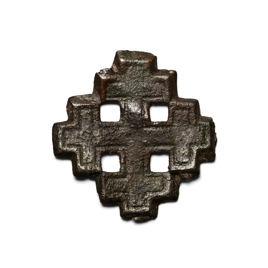 Medieval Bronze Knight's Holy Sepulchre Badge