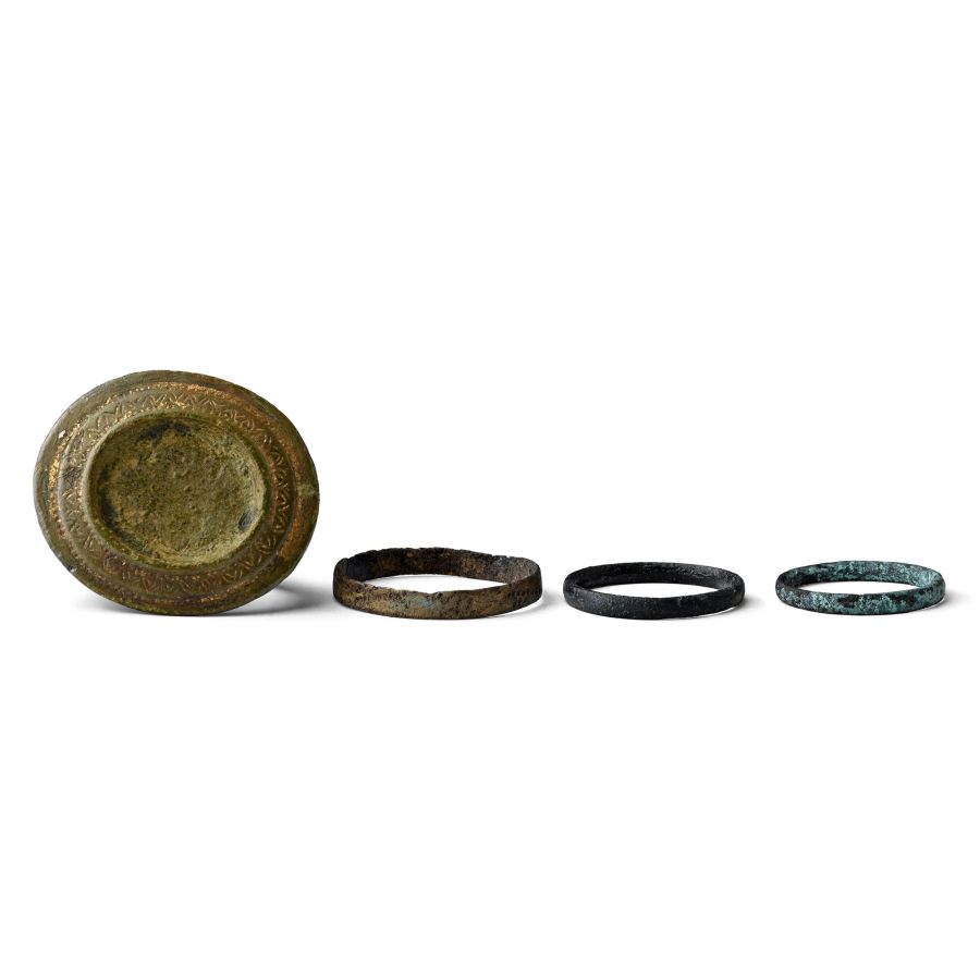 Post Medieval Bronze Ring Group