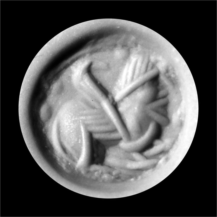 Sasanian Agate Stamp Seal with Sphinx
