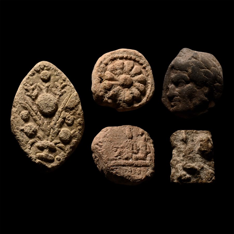 Eastern Roman Terracotta Tesserae and Tablet Collection