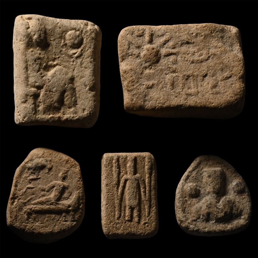 Eastern Roman Terracotta Tesserae and Tablet Collection