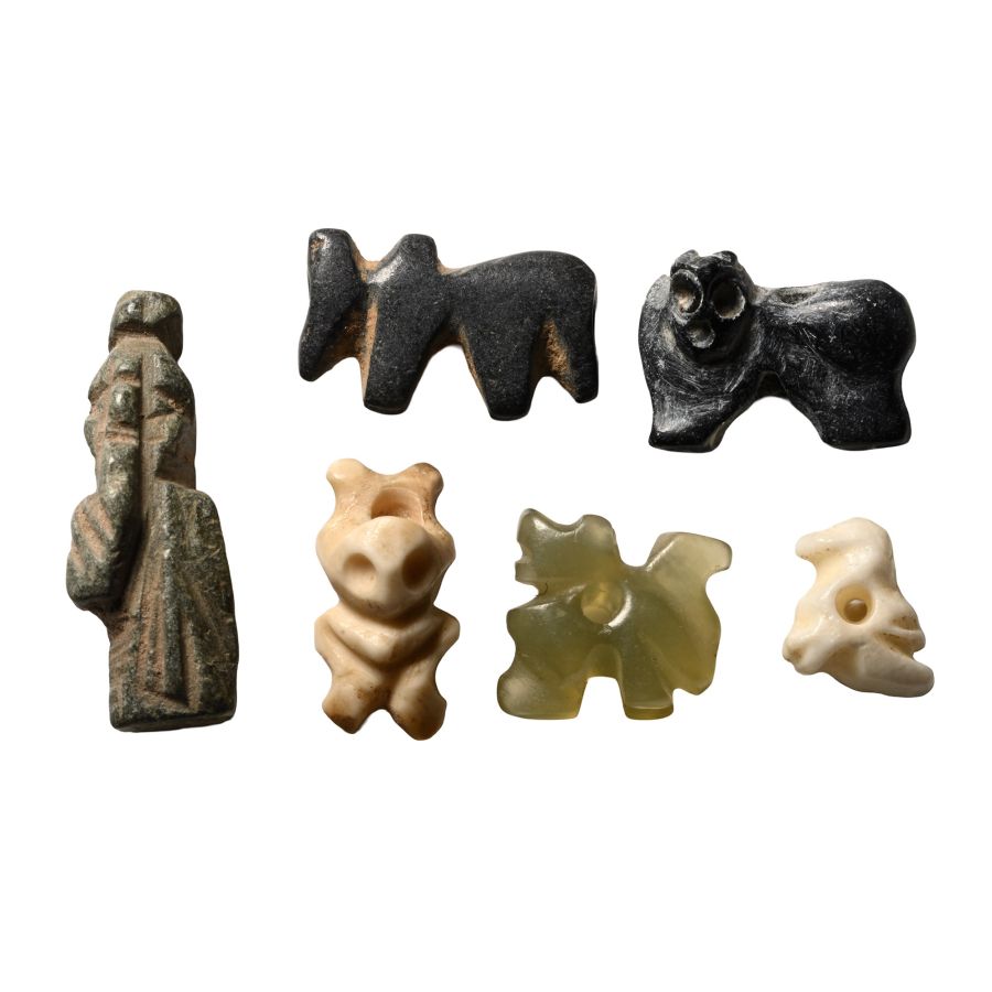 Western Asiatic Stone Animal Amulet Collection