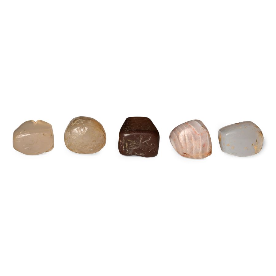 Western Asiatic Stone Stamp Seal Pendant Collection