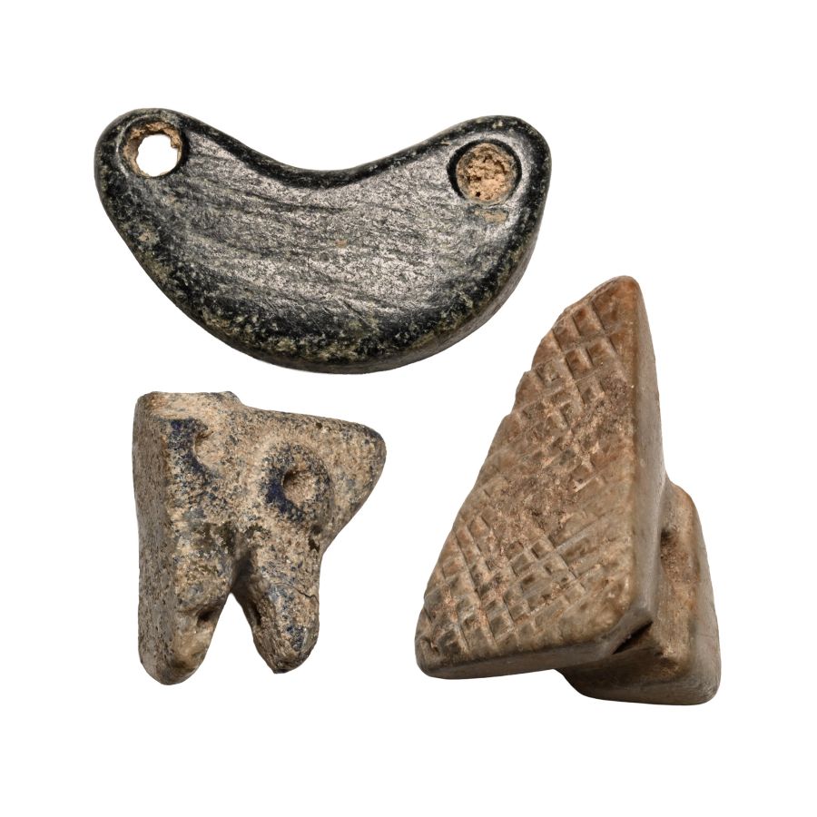 Western Asiatic Stone Amuletic Pendant Group