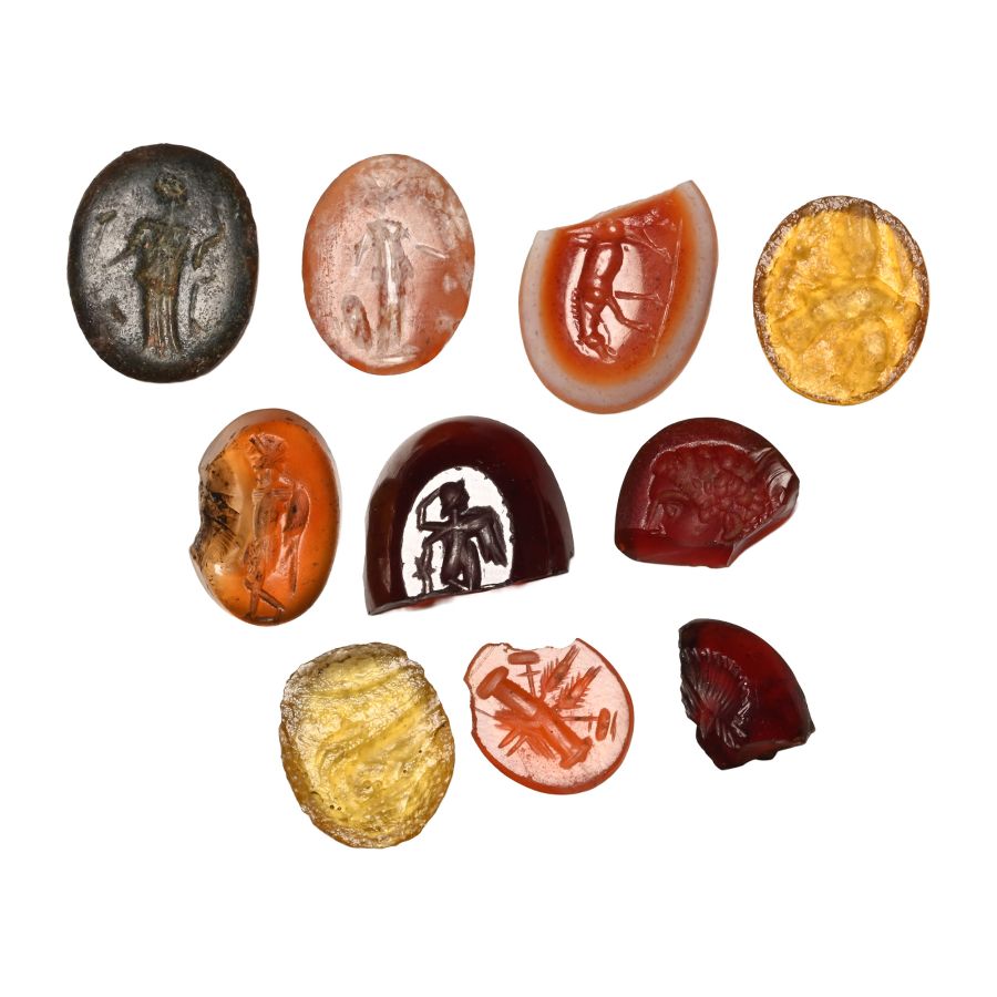 Roman Stone and Glass Gem Collection
