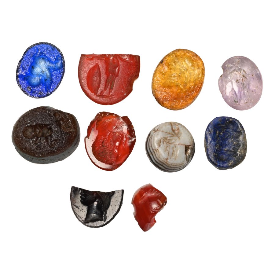 Roman Stone and Glass Gem Collection