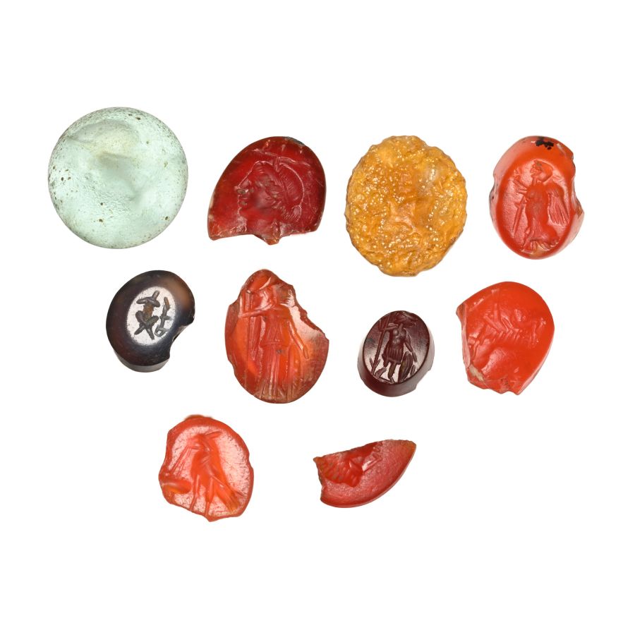 Roman Stone and Glass Gem Collection