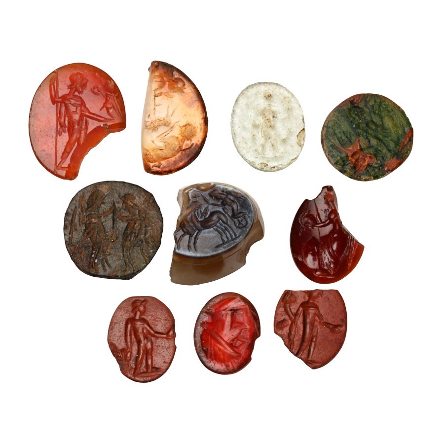 Roman Stone and Glass Gem Collection