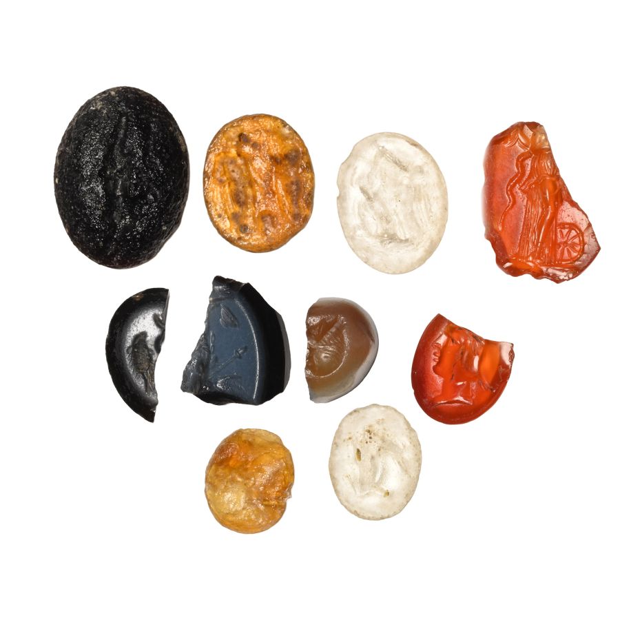 Roman Stone and Glass Gem Collection