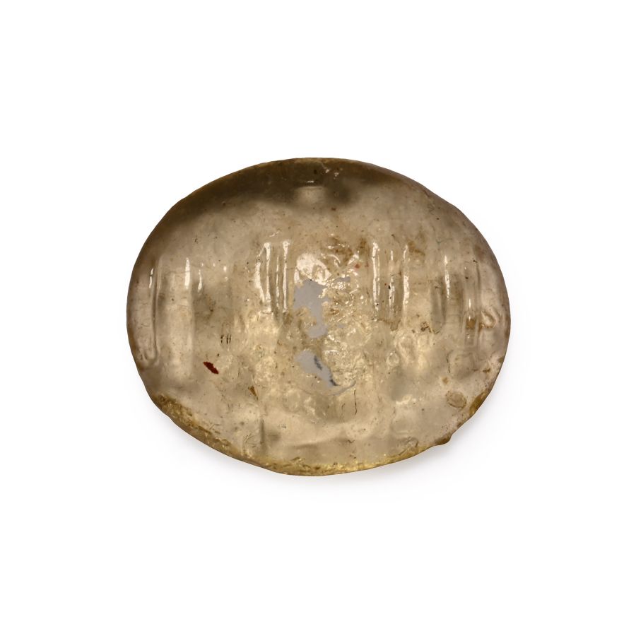 Seljuk Moulded Glass Calligraphic Gem