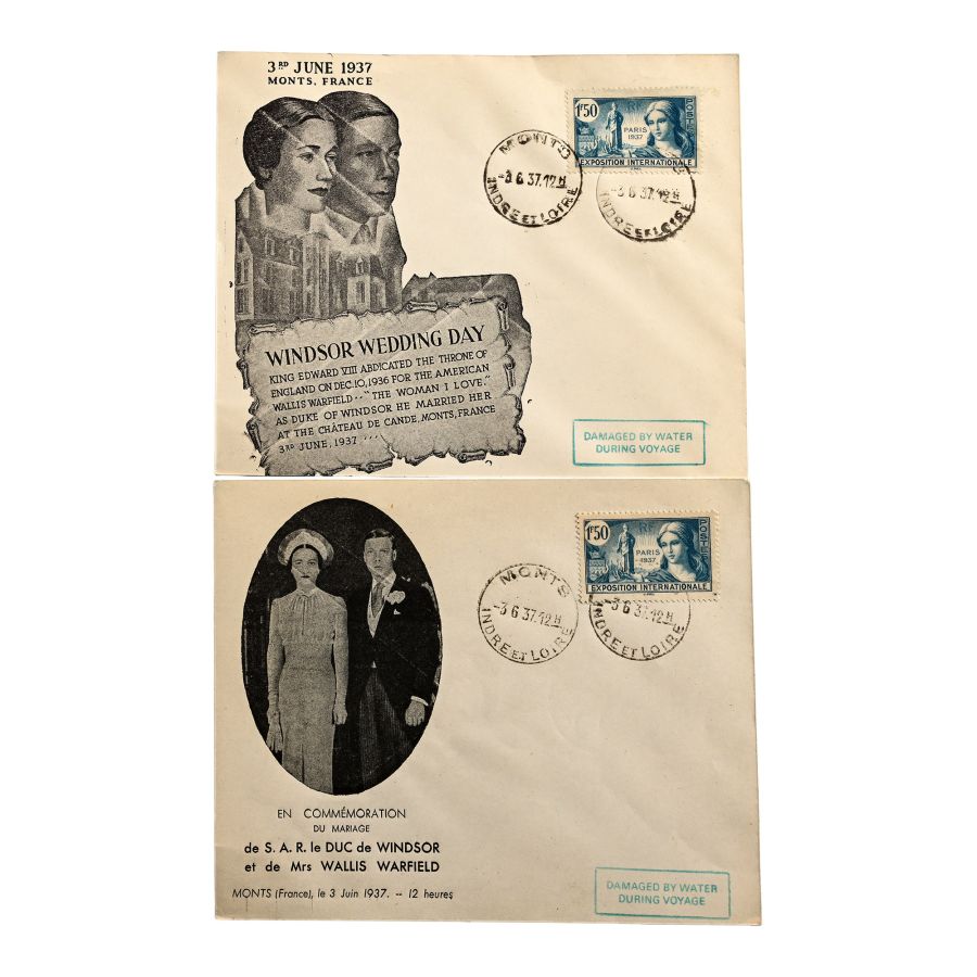King Edward VIII & Wallis Simpson Wedding 'First Day Covers'