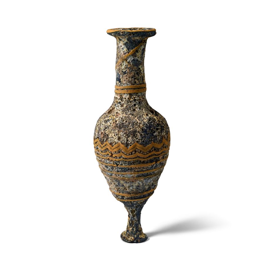 Greek Core-Formed Glass Amphoriskos
