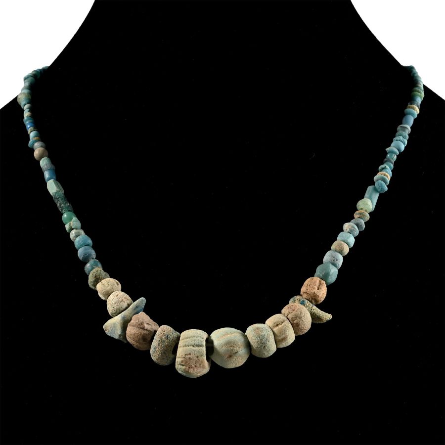 Western Asiatic Glass and Other Bead Necklace String