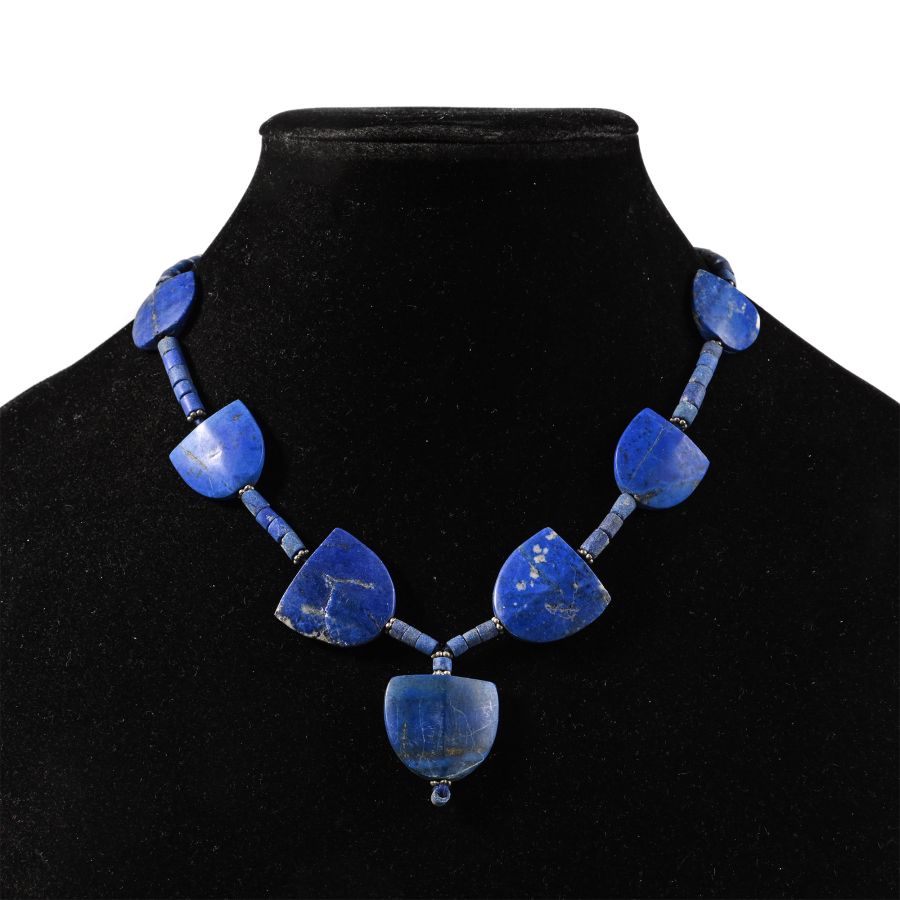 Bactrian Style Lapis Lazuli Bead Necklace String