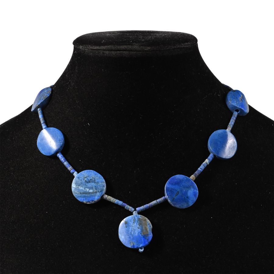 Bactrian Style Lapis Lazuli Bead Necklace String