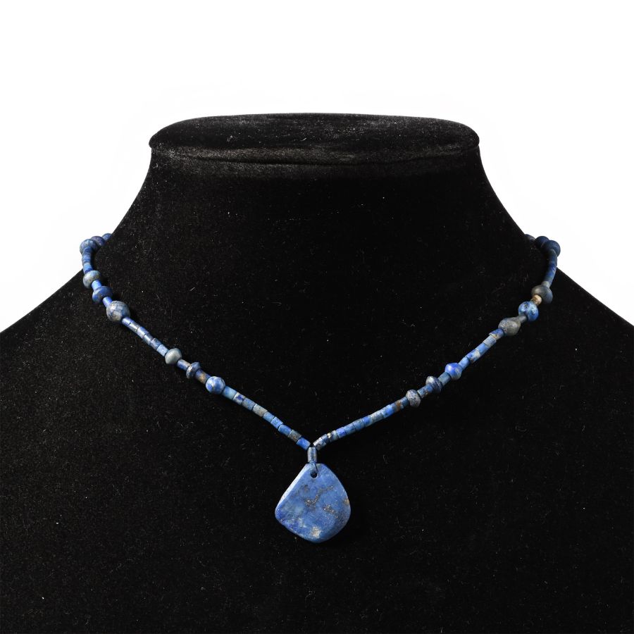 Bactrian Style Lapis Lazuli Bead Necklace String